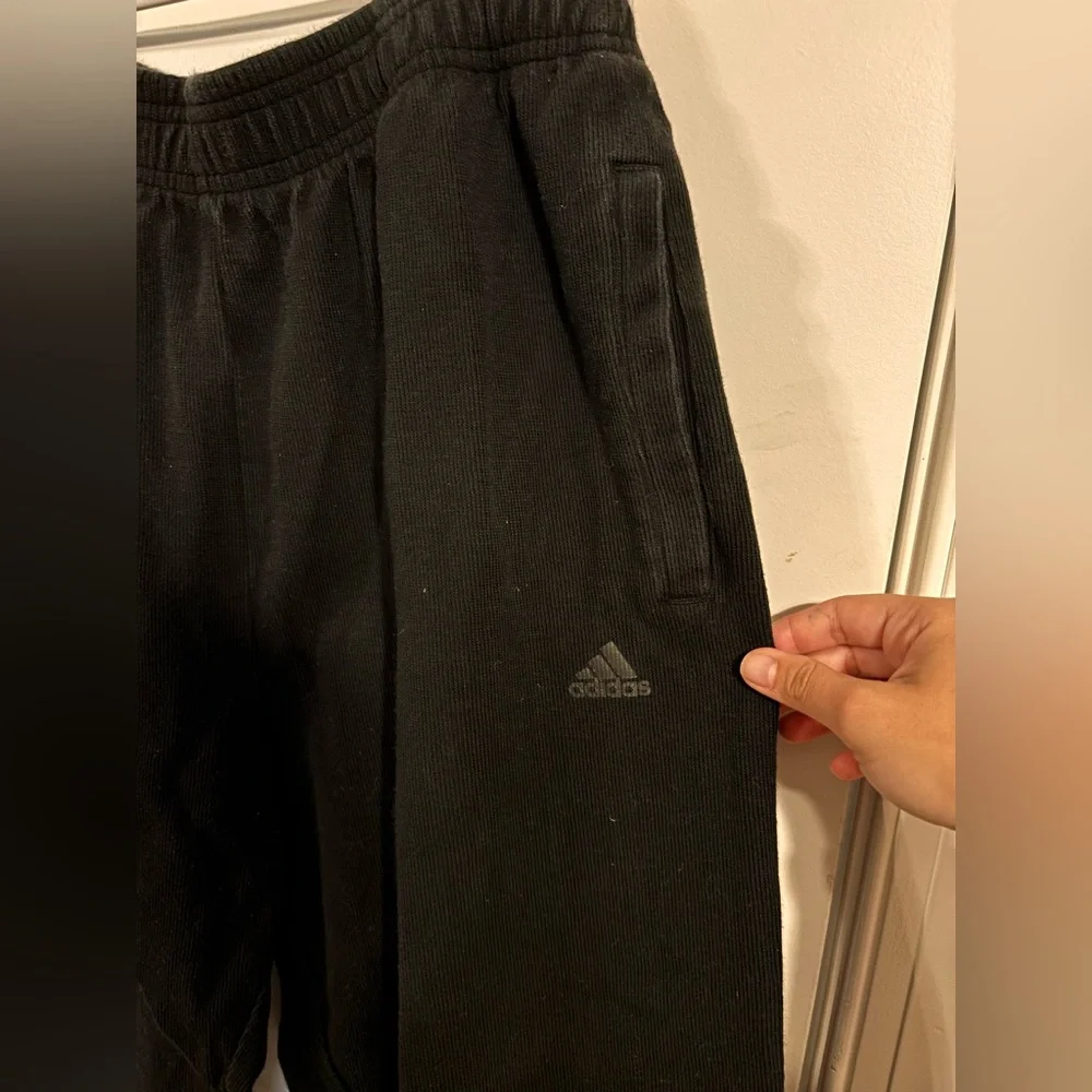 Adidas Black Sweatpant Joggers - Picture 3 of 8